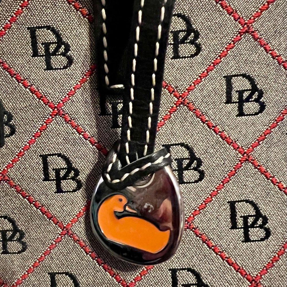 Dooney & Bourke Black and Red Tote.
Medium Size. - Picture 4 of 13